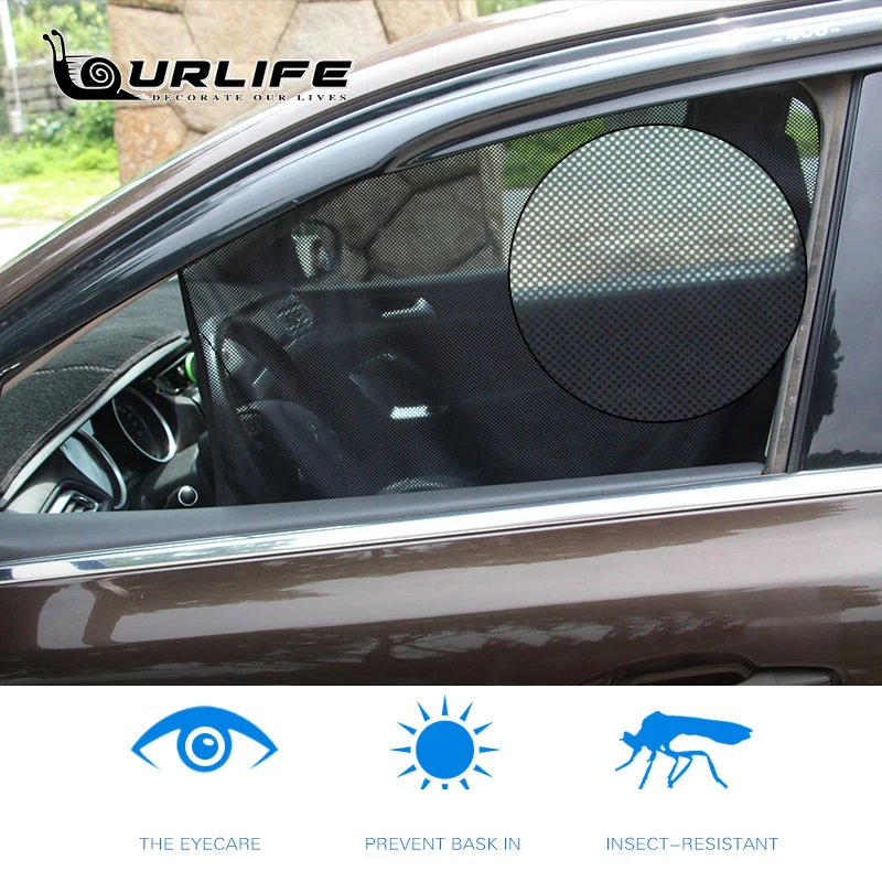 1pcs magnetische Auto Seitenfenster Sonnenschutz UV-Schutz Vorhang  Sonnenschutz Mesh Sonnenblende Sommer schützen Autojalousien Autozubehör