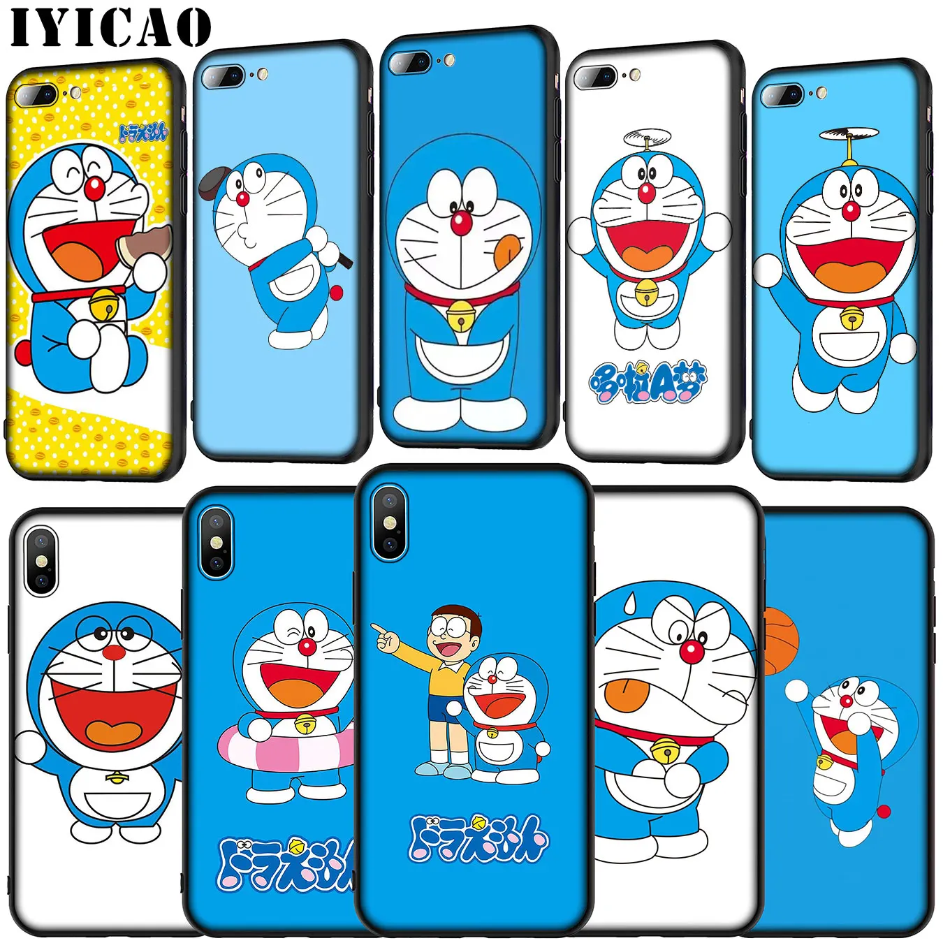 IYICAO Doraemon мягкий силиконовый чехол для Huawei P30 P20 Pro P10 P9 Lite Mini 2017 2016 P Smart Z Plus 2019 |