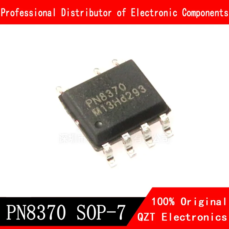 10pcs/lot PN8370 DIP-8 SOP-7 8370 SMD DIP8 SOP7 5V 2.4A power supply IC PWM controller charger chip new original In Stock 5pcs lot new imported original lf353p dip8 in line jfet power dual operational amplifier