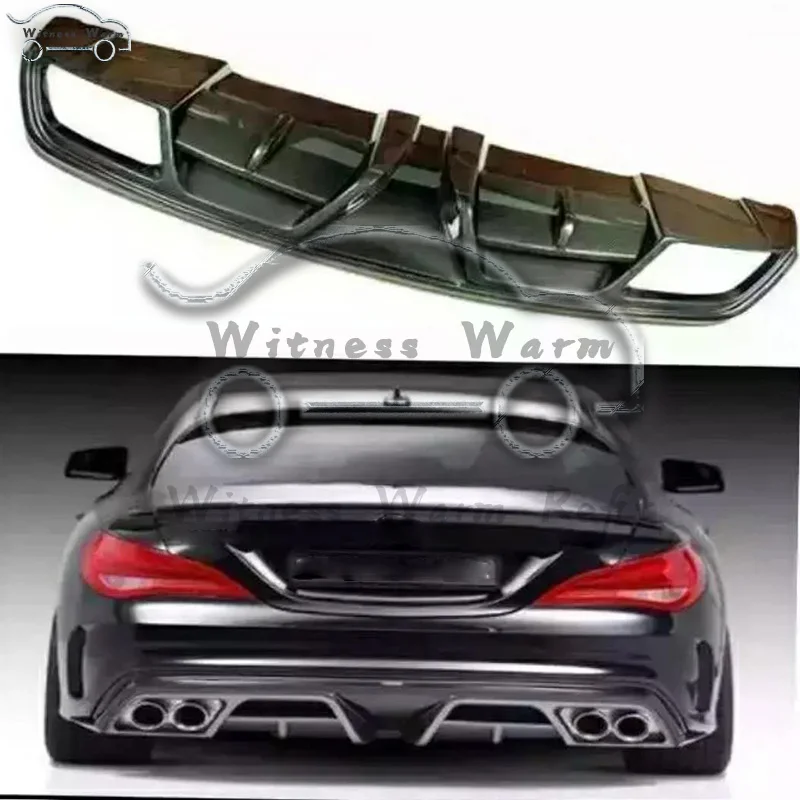 Диффузор заднего бампера из углеродного волокна для Mercedes Benz cla Class W117 CLA180 CLA200 CLA250 CLA260 CLA45- FRP