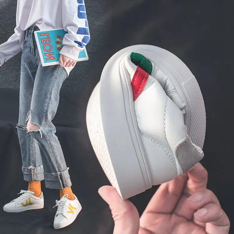 

Small White Shoes Women's 2020 Spring New Style Autumn Shoes White Shoes Korean-style Online Celebrity Students Versatile INS St