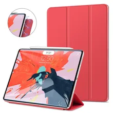 Ультратонкий чехол из искусственной кожи для Apple iPad Pro 12,9 Funda Smart Cover для iPad 12,9 дюймов чехол с поддержкой зарядки+ пленка+ ручка