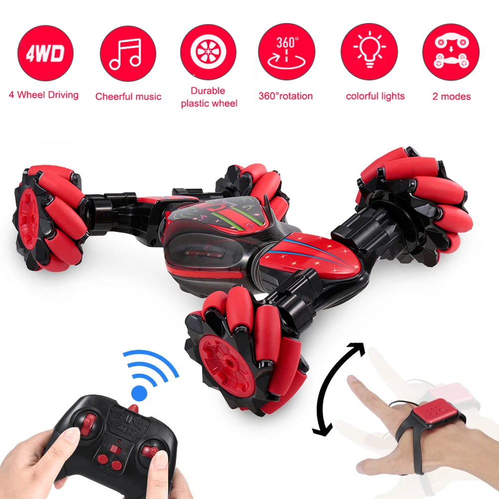 remote control transformer toy car with lights