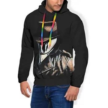 

Marvel Comic Book Hoodie Rorschach Hoodies Blue Mens Pullover Hoodie Cool Long XXX Loose Polyester Hoodies