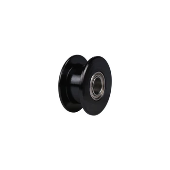 

Gt2 5Mm Bore Black Aluminum Toothless Timing Belt Idler Pulley For 3D Printer 6Mm Width Timing Belt(Pack Of 5Pcs)(Bore 5Mm)