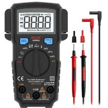 Multi-Function Mini Digital Multimeter BSIDE ADM66 62 Auto Range True DC/AC Voltage Current Temperature Capacitance Diode Tester multi function mini digital multimeter bside adm66 62 auto range true dc ac voltage current temperature capacitance diode tester