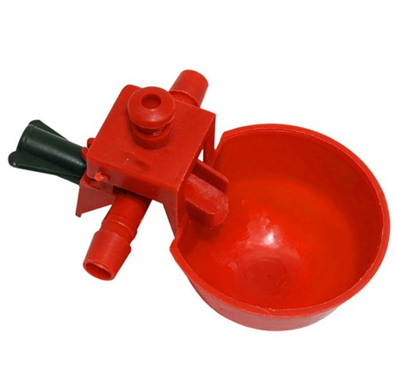 25Pcs Chicken Quail Waterer Animal Feeders Automatic Bird Coop Feed Poultry Chicken Fowl Drinker Water Drinking Cups Poultry Sup