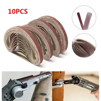 

Durable Abrasive Cloth 10pcs Grinding Alumina Portable Deburring Ring Belt Practical Sanding Belt Rust Removal Polishing Tools