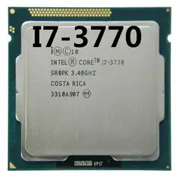 Процессор Intel Core i7-3770 I7 3770, процессор LGA 1155 100%, работающий правильно