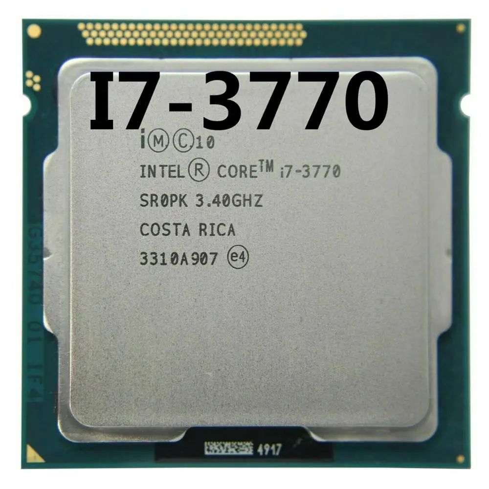 

Intel Core i7-3770 I7 3770 Processor cpu LGA 1155 100% working properly Desktop Processor