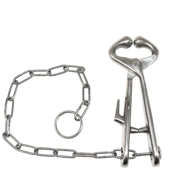 Anello Naso Per Bovini In Acciaio Inox - Morsetto A Spring Per Mucche E Tori, 3 Taglie, Senza Punzoni - Foto 8