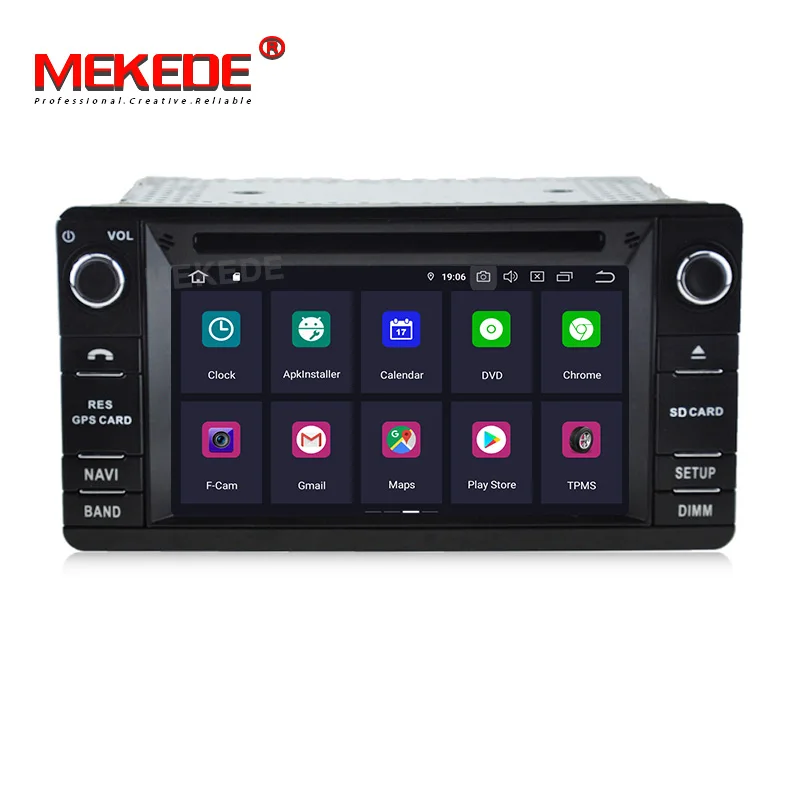 Best MEKEDE HD 4G RAM Android 9.0 Car Radio DVD Player Multimedia For Mitsubishi OUTLANDER XL Car Audio gps navigator 3