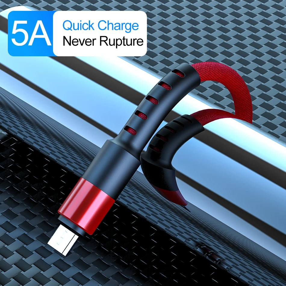Micro USB кабель 5A Быстрая зарядка USB синхронизация данных мобильный телефон адаптер зарядное устройство кабель для samsung Xiaomi sony htc LG кабель для телефона Android