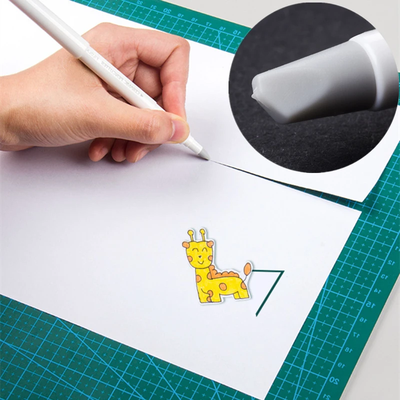 Cuchillo de pluma de papel creativo japonés, cortador de libros de mano de periódico resistente al desgaste, cinta de cerámica, cuchillo de uso general, cuchillos de corte
