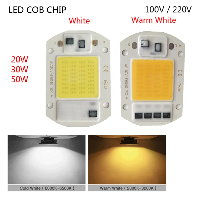 20 Вт ~ 50 AC110V/220 В умный IC драйвер полная мощность для точечного света