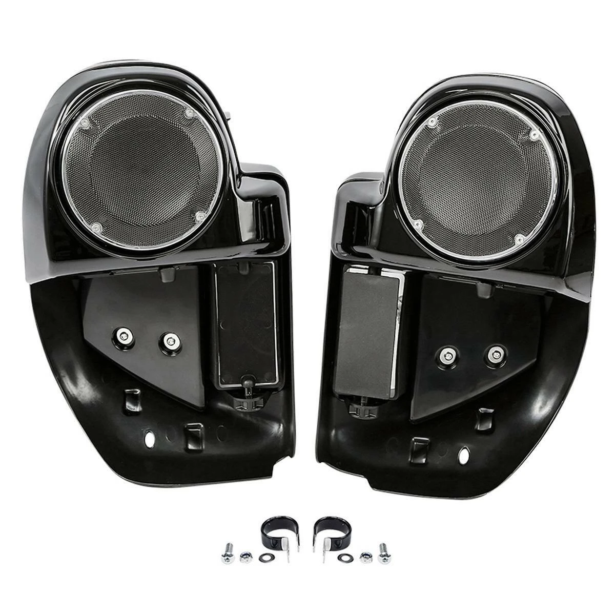 Lower Vented Fairing Glove Box Speaker Pods For Harley Touring Models