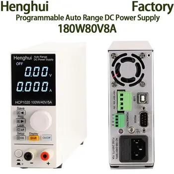 Henghui Adjustable DC power supply 80V 5A LED Digital Lab Bench Power Source Stabilized Power Supply Voltage Regulator Switch 2