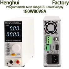 

Henghui HCP1020 High Precision Adjustable Auto Range DC Power Supply 40V/5A/100W Programmable Digital Power Supply Voltage