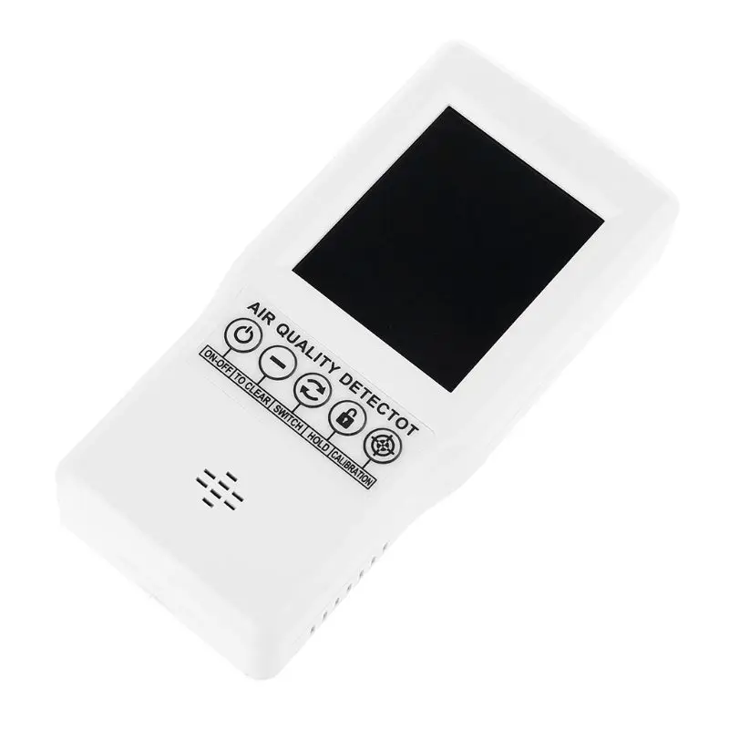 1 компл. Цифровой детектор формальдегида HCHO/TVOC/CO2/PM2.5/PM10 газовый монитор качества воздуха