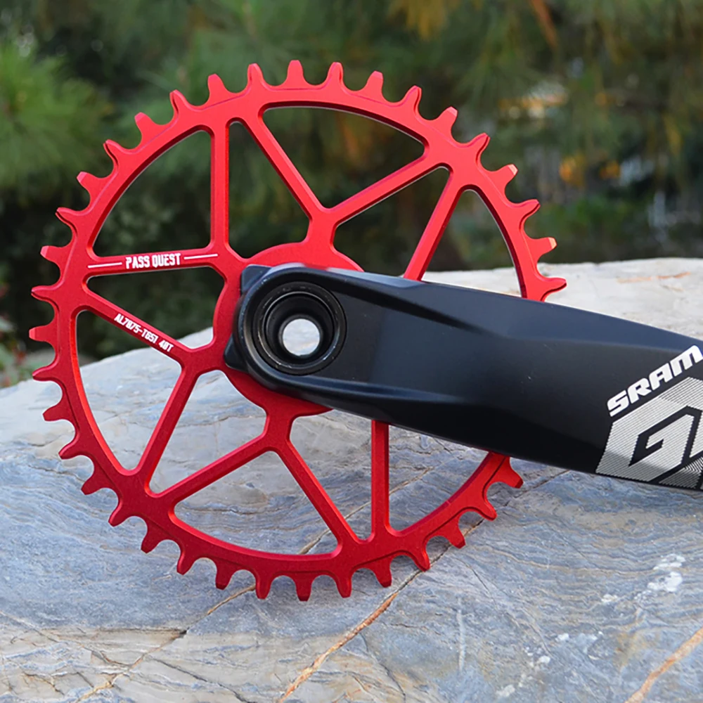 Pass Quest SRAM GX xx1 eagle GX P Круглый горный велосипед узкая Звездочка 30-44T велосипедная Звездочка 0 мм смещенная рукоятка 7075 алюм
