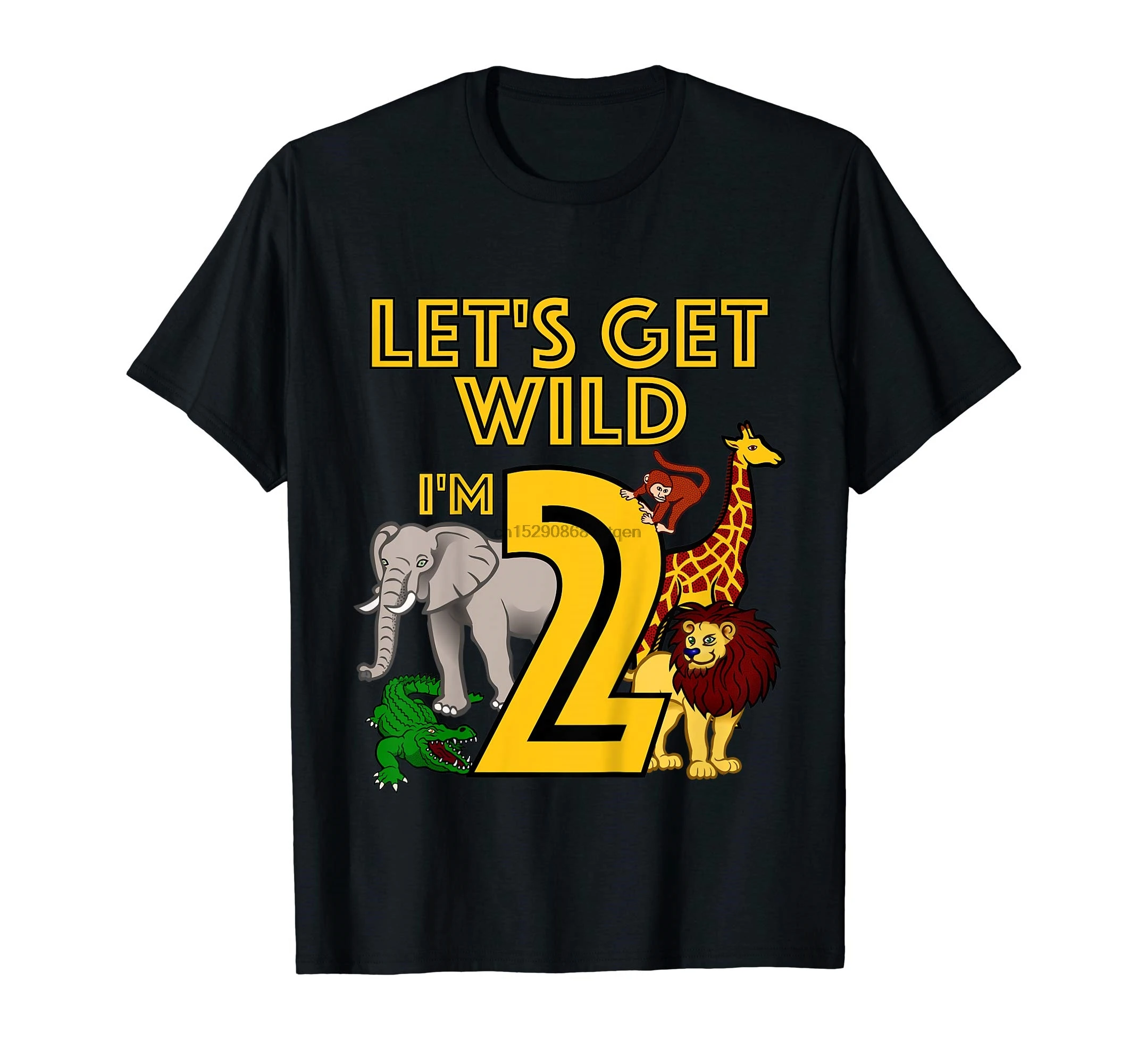 Kids 2 Year Old Zoo Birthday Shirt 