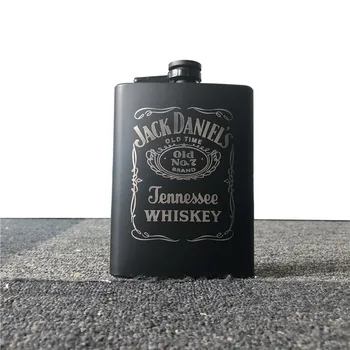 

Stainless steel wine pot black paint wine pot portable outdoor flask alcohol hip flask for alcohol gift set for men