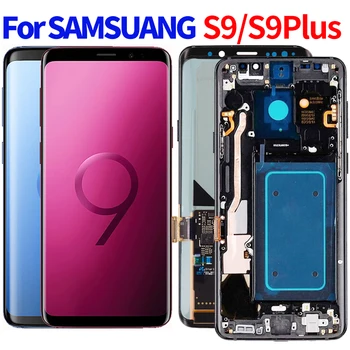 

Original AMOLED For Samsung Galaxy S9 LCD S9Plus Display Touch Screen Digitizer Assembly For Samsung S9 Plus G9650 LCD