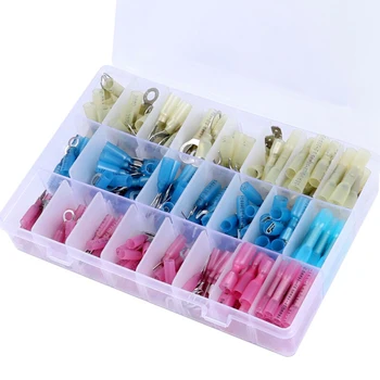 

250pcs Terminals Heat Shrink Connector Waterproof Automotive Assortment