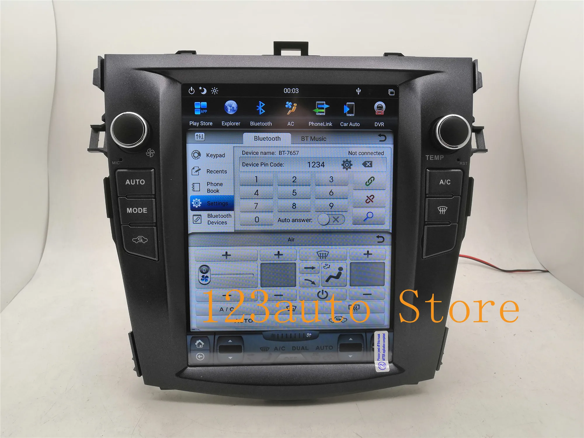 10,4 ''вертикальный Tesla стиль Android 8,1 автомобильный DVD gps плеер для Toyota Corolla 2006 2007 2008 2009 2010 2011 2012 2013 PX6 радио