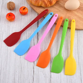 

Manufacturers Direct Selling Silica Gel Small Number One-piece Silicone Scraper Butter Spatula Butter Knife Cake Bakery, Kitchen