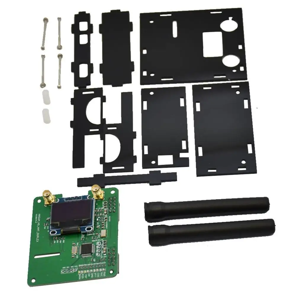 

Mini DUPLEX MMDVM Hotspot Supports DMR/D-Star/P25/System Fusion for P25 Raspberry Pi DMR YSF with 2 Antennas & Case