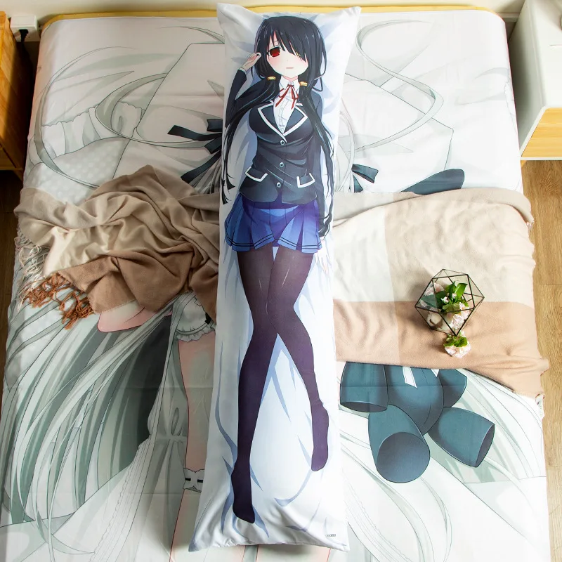 Креативная мягкая анимационная Подушка Ram DATE A LIVE Tokisaki Kurumi длинная подушка мультяшная подушка для сиденья наволочка Спящая кукла Новинка - Цвет: P 120x45cm