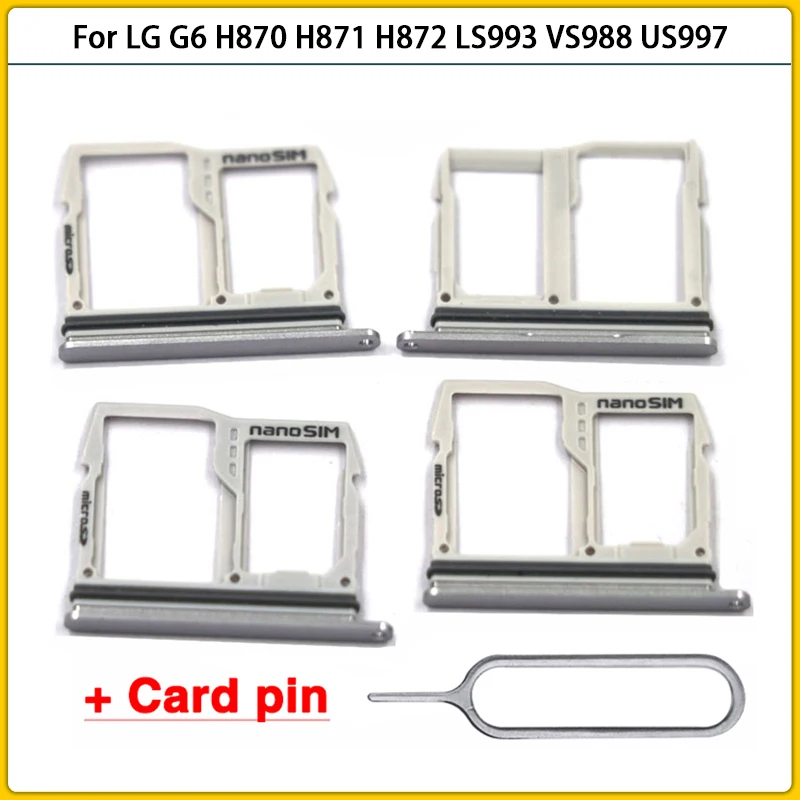 New G6 Sim Card Tray For Lg G6 H870 H871 H872 Ls993 Vs988 Us997 Slot