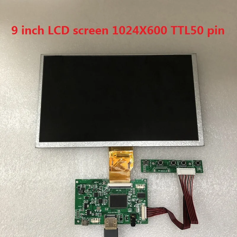 9 ġ ÷  HDMI ػ 1024x600 ȭ ڵ ̺ , usb 5v   ġ