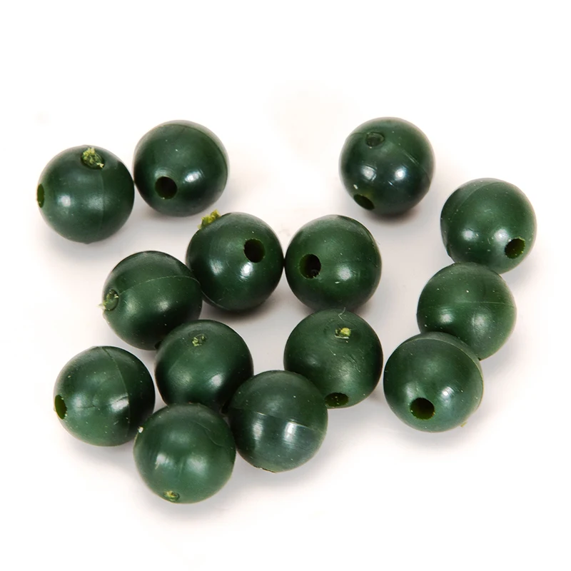 50-pieces 6mm-8mm Soft Fishing Beads Stopper Round Silicone Lures Rig Accessories Pesca Carp Tackle Game Set | Спорт и развлечения