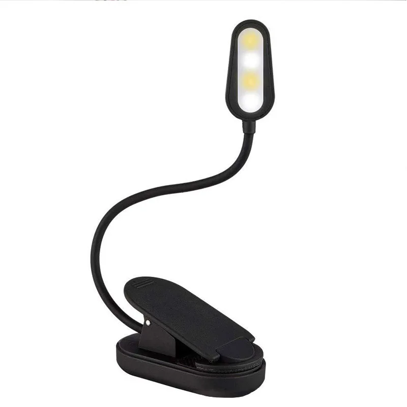 

Newest Anti-Blue-ray Eye Protection Table Lamp Rechargeable Amber LED Clip-On Book Light