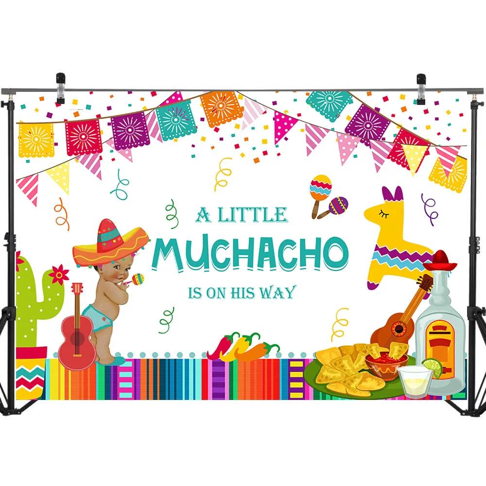 NeoBack Мексиканская фиеста детский душ фон Taco Bout маленький мальчик фотография Фон Fiesta Baby Shower вечерние баннеры принадлежности