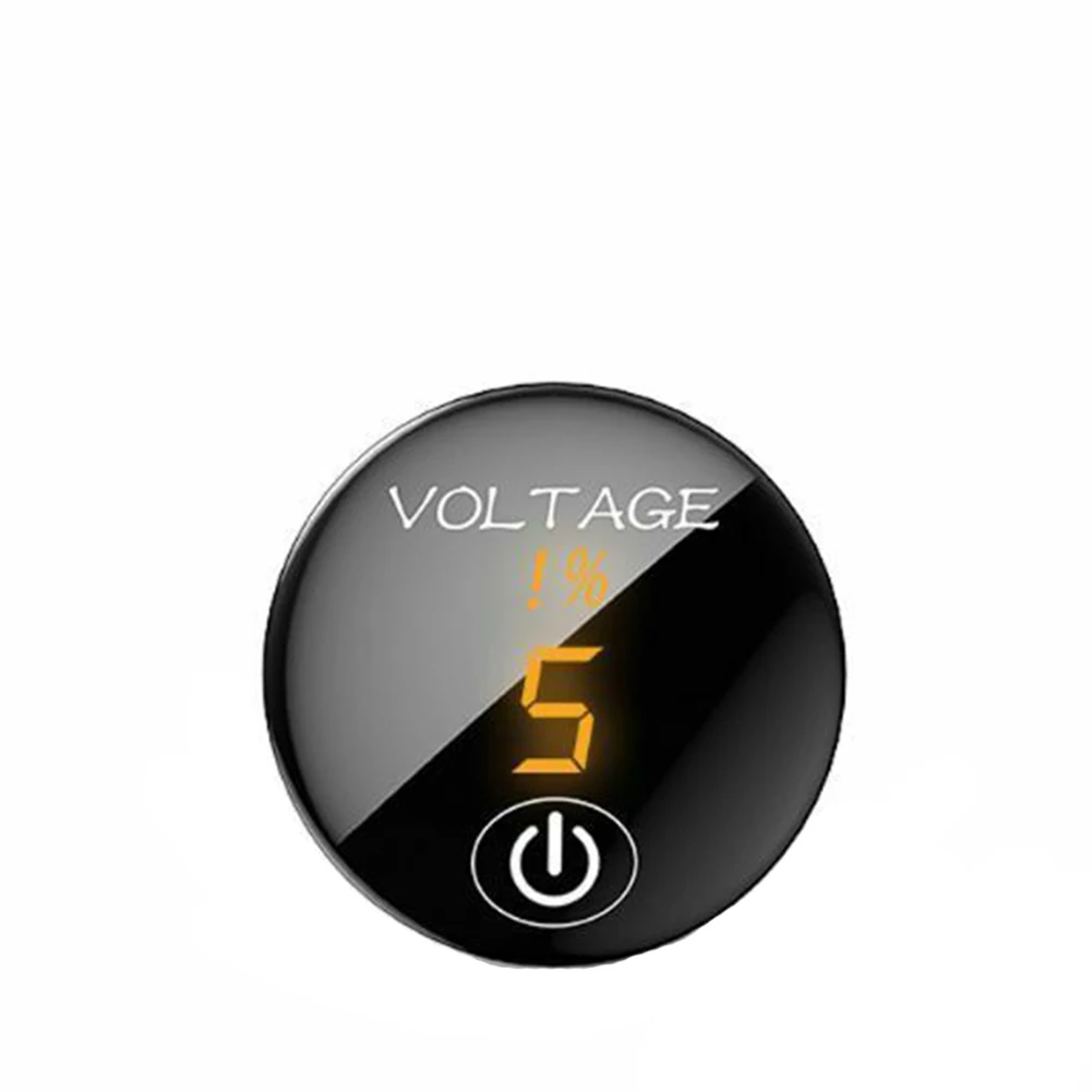 

Car LED Panel Test Monitor Battery Capacity Motorcycle With Touch Switch Plastic Digital Display DC 5V-48V Voltmeter Portable
