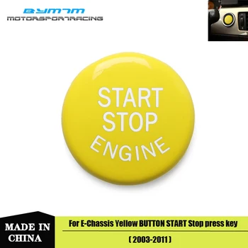 

Yellow Engine Start Stop button Cover For BMW E-Chassis E46 E60 E90 E92 E87 E82 E64 E70 E71 E53 E89 E39