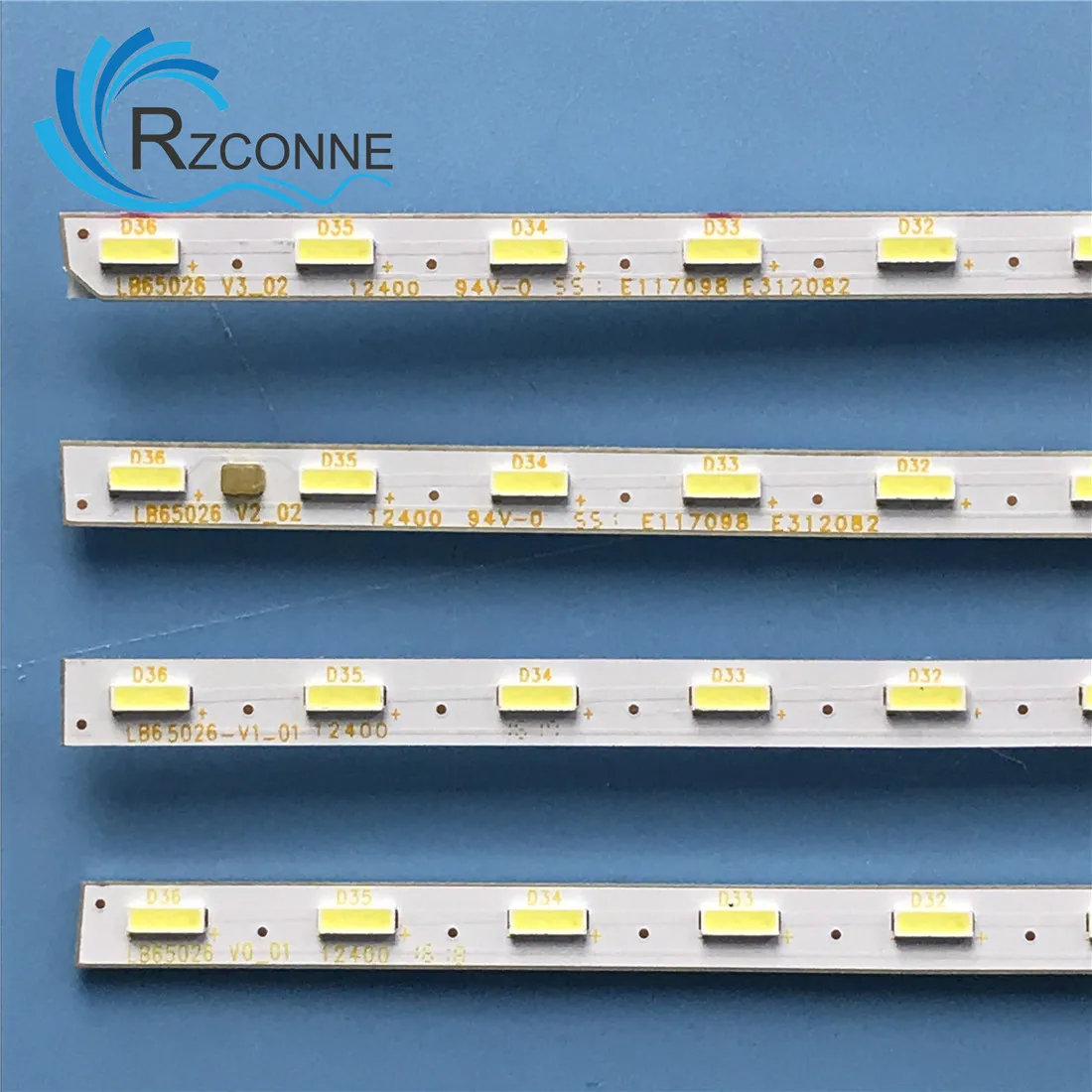 Tira de Retroiluminação Led para Retroiluminação 36 Lâmpada para Kd65s8500d 65sd8505 74.65t49.001-6-cc1 Lb65026 V002 v3 v1 v2 - Imagem 5