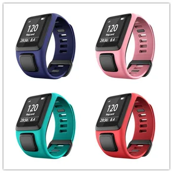 

For TomTom 2nd Generation 3rd Generation SPARK Series Runner 2 3 Series Golfer 2 Series Adventurer GPS Watch Silicone Replace St