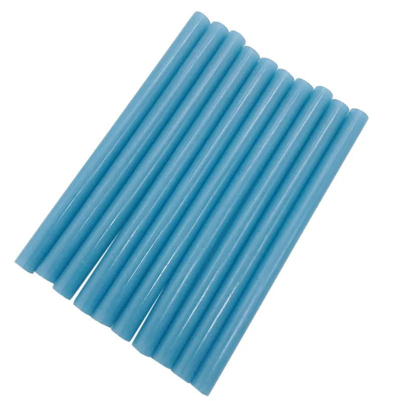 10 Pcs Blue Color 7MM Hot Melt Glue Sticks For Electric Glue Gun Car Audio Craft Repair Sticks Adhesive Sealing Wax Stick