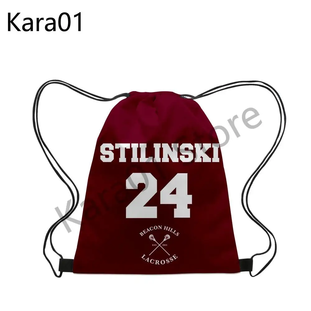 Beacon Hills Lacrosse Teen Wolf Stilinski 24 Drawstring Gym Backpack Sport Bag Men Women Lightweight Fitness Outdoor | Багаж и сумки