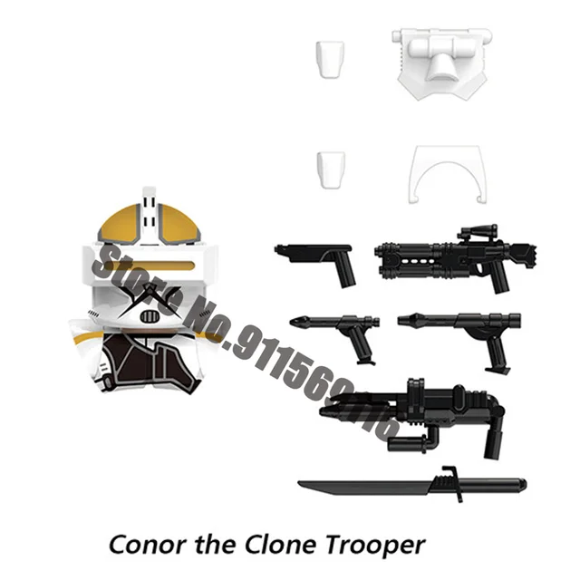DISNEY Republic Commando Clone 501st Troopers Building Blocks Force 99 Scorch RC-1138 Sev Crosshair Wrecker Bricks Figures Toys D-X1626