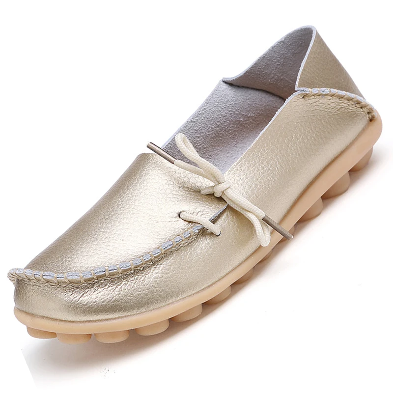 Women Flats Colourful Leather Women Loafers Ballet Pointed Toe Flats Ladies Shoes Loafers Plus Size 44 women shoes