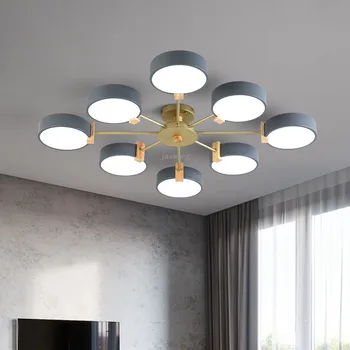 

LED Luster Glass Chandeliers Nordic Modern Bedroom Decor Chandelier Lighting Creative Living Room Hanging Lamps Light Fixtures