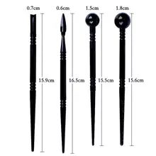 11pcs/19pcs/24pcs Pottery Sculpting Tools Soft Pottery Tools Craft Stylus Professional Carving Wooden Diy Economic giuseppe bertola economic policy 56