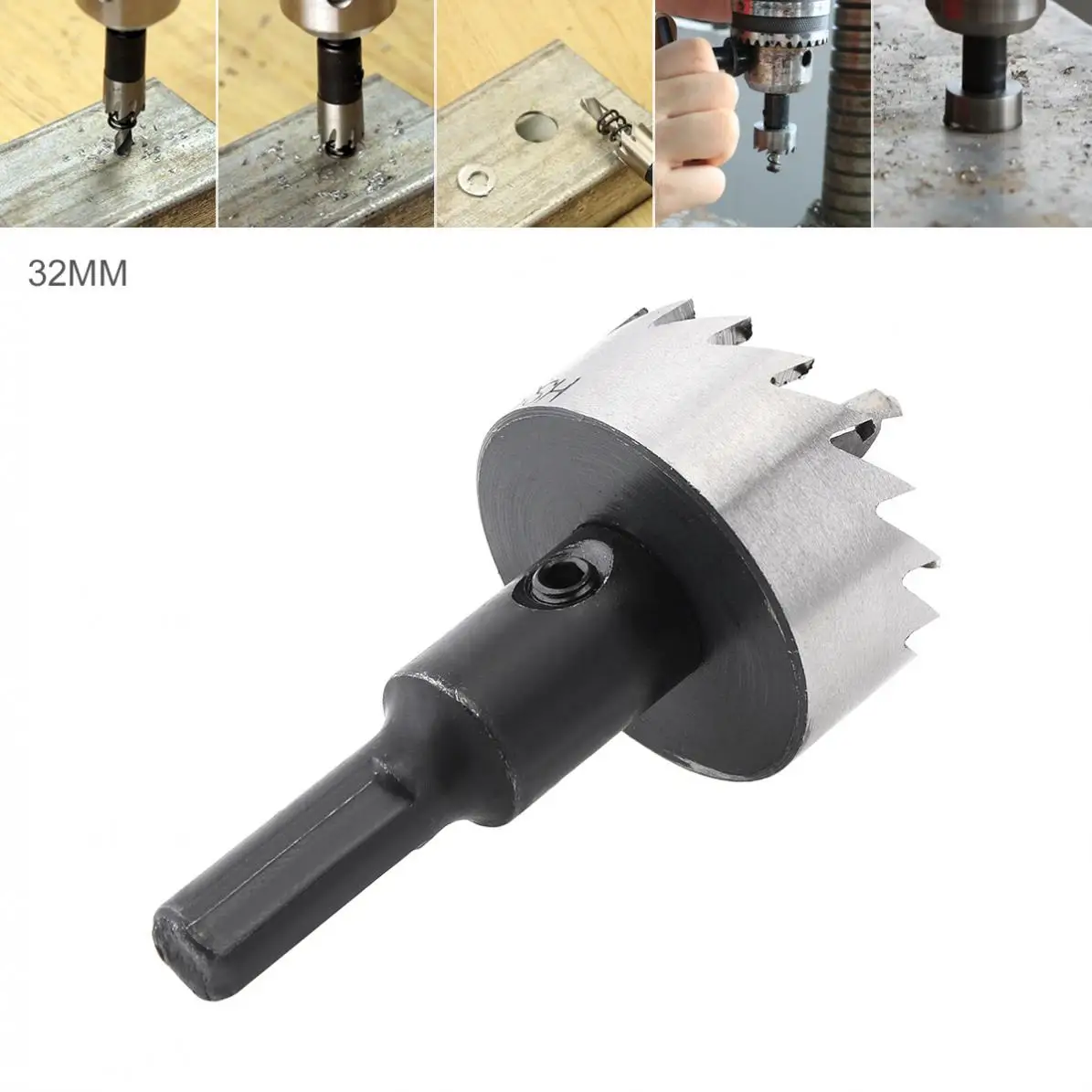 32mm HSS Hole Saw Cutter Drill Bits for Pistol Drills / Bench Drills / Magnetic Drills /Air Gun Drills