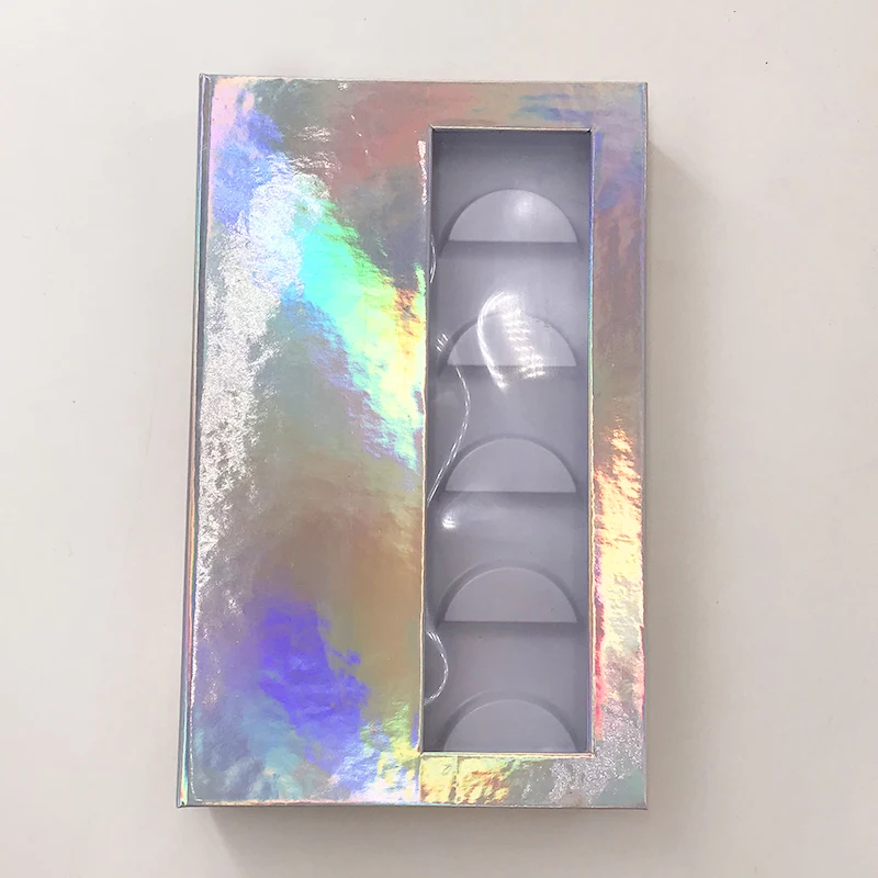 Holographic 5 пар ресниц упаковка без норковых ресниц - Цвет: Holographic