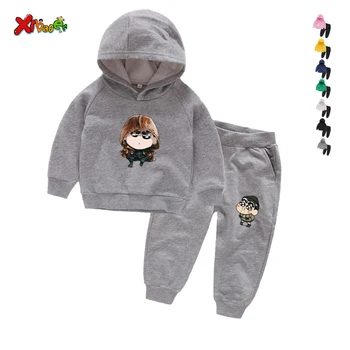 

New Spring Autumn Children Clothing Boys Cartoon Casual Sports T-shirt Pants 2pcs/Set Infant Outfit Kids Clothes Suit Tracksuits